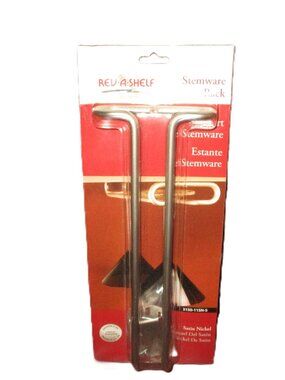 Rev-A-Shelf Stemware Holder 16in Brass Part 3150-11SN-5 by Rev-A-Shelf